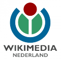 A logo for Wikimedia Nederland, the Dutch Wikimedia chapter