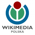 A logo for Wikimedia Polska, the Polish Wikimedia chapter
