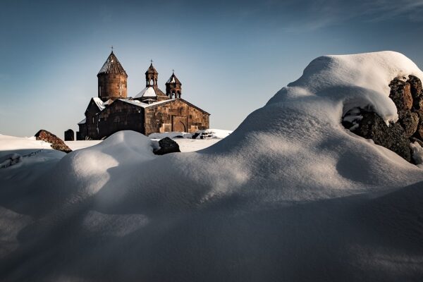 Saghmosavank Monastery by Hayk Hovhannisyan