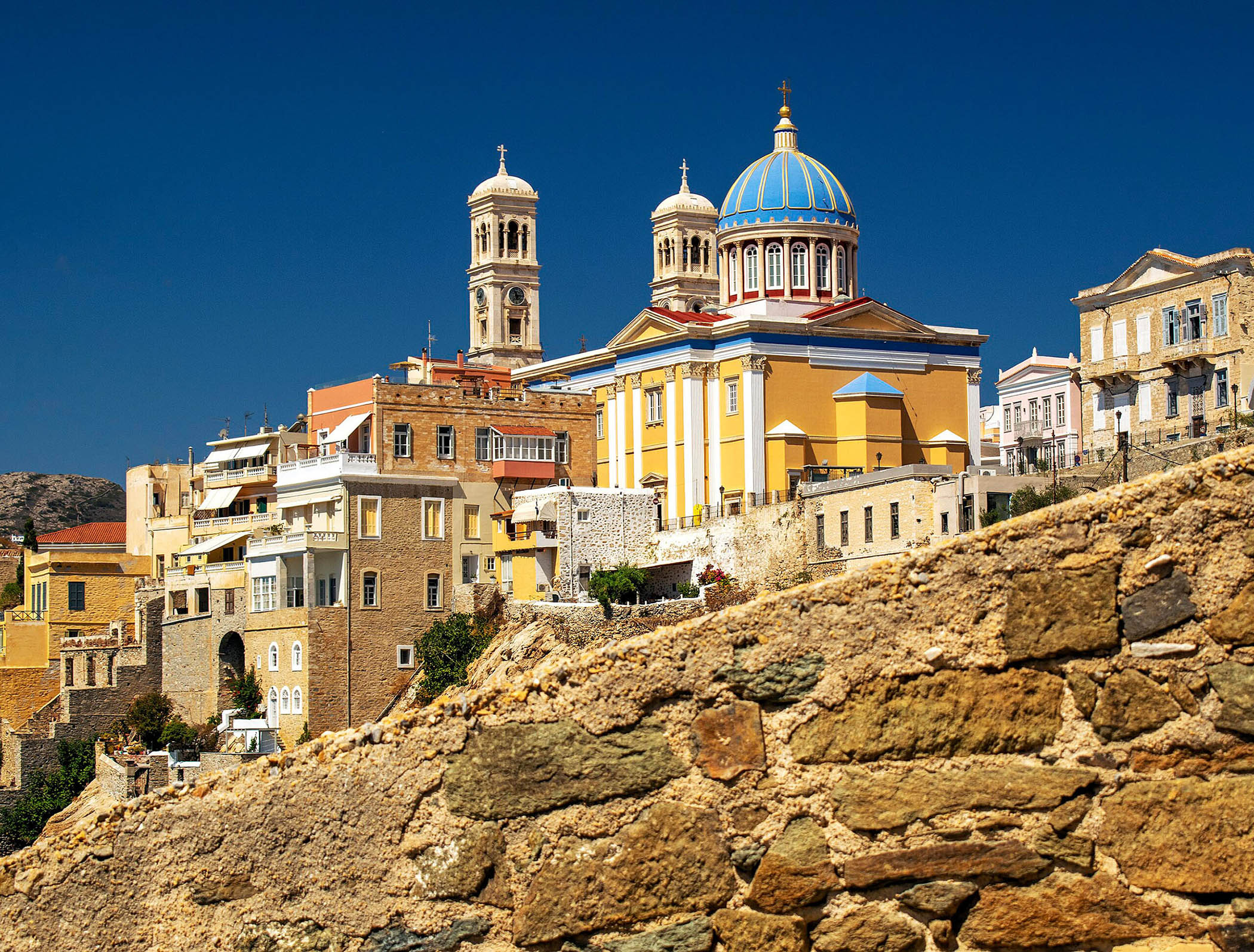 Church of Agios Nikolaos in Ermoupolis on the Greek island of Syros