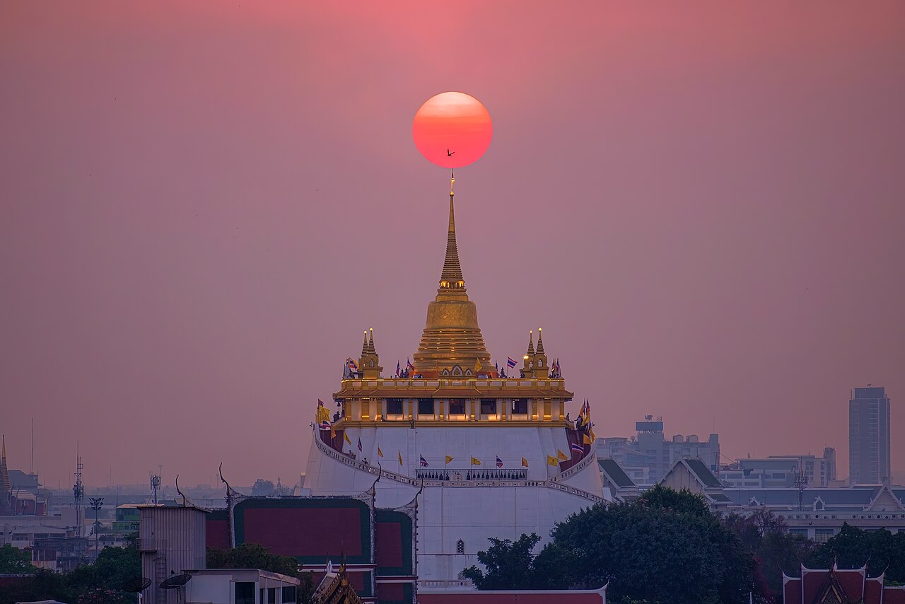 Wat Saket in Bangkok, Thailand
