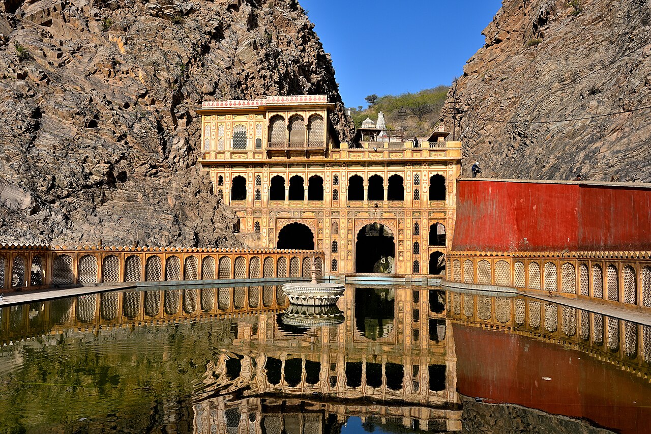 Zanana Kund in the premises of Galtaji Mandir, India